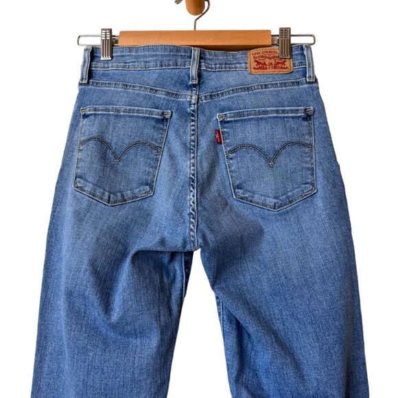 Levi's Denim - Levis Jeans Womens Size 27 Medium Wash 721 High Rise Distressed Skinny